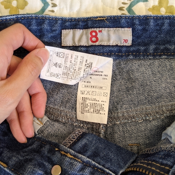 Women's denim shorts - Picture 3 of 7